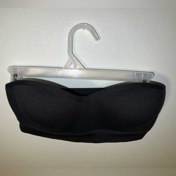 NEW- Auden™ Black Women's Padded Seamless Bandeau BRA! Size Small. - Picture 2 of 7